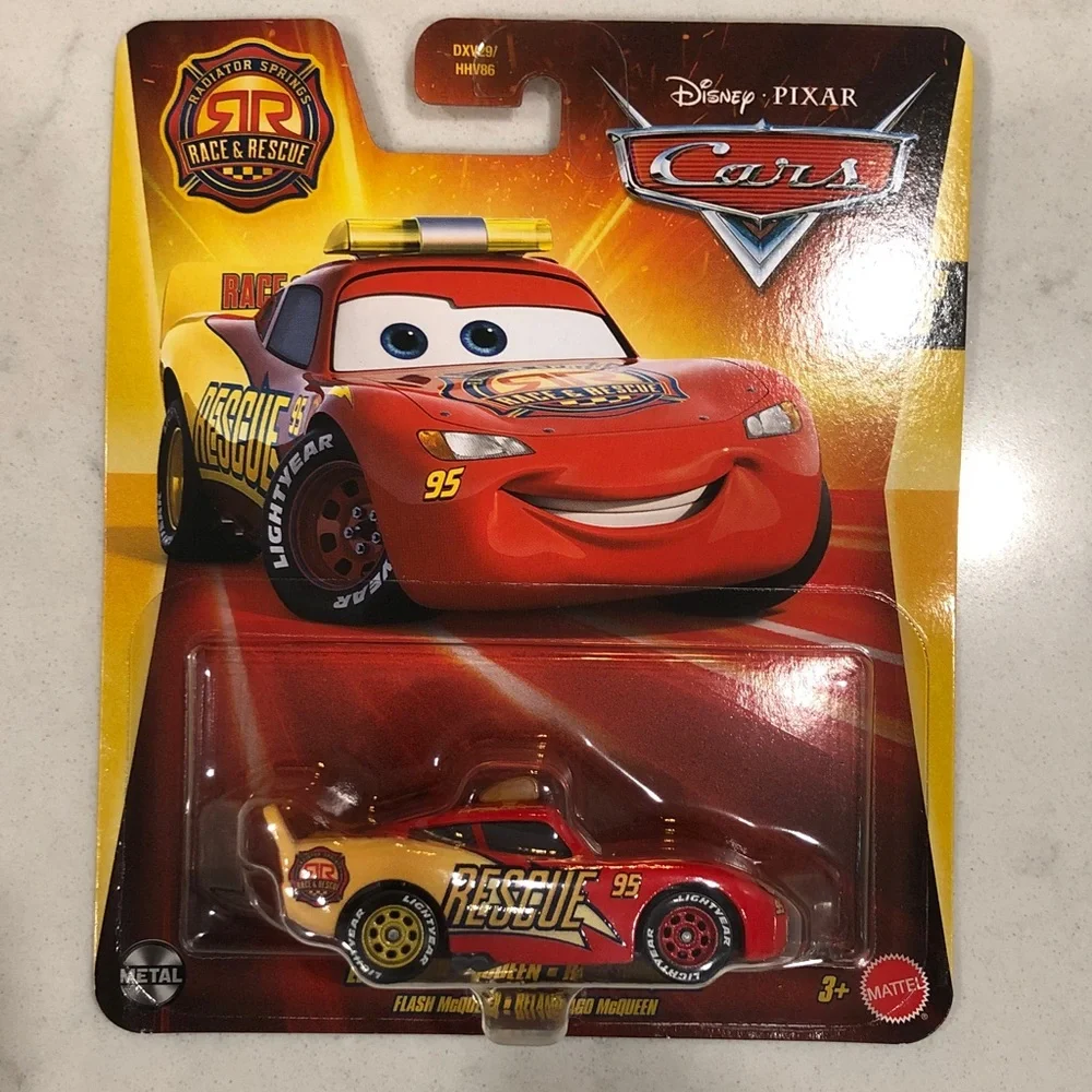 Mattel Disney Pixar Car Lighting McQueen Rescue Car